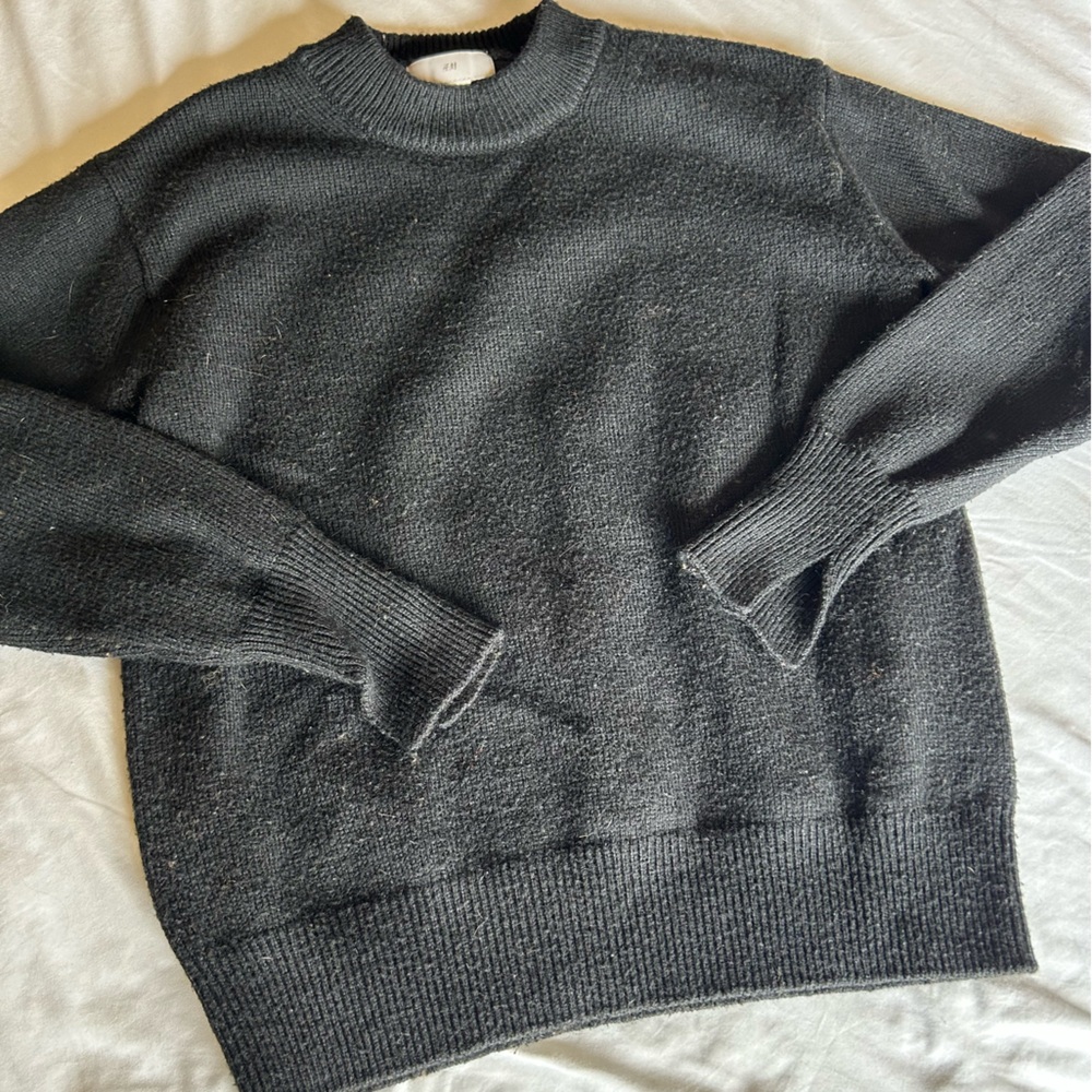 H&M Charcoal Turtleneck Sweater